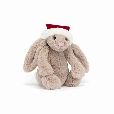 Jellycat Bashful Christmas Bunnies USA | 05792GTUY